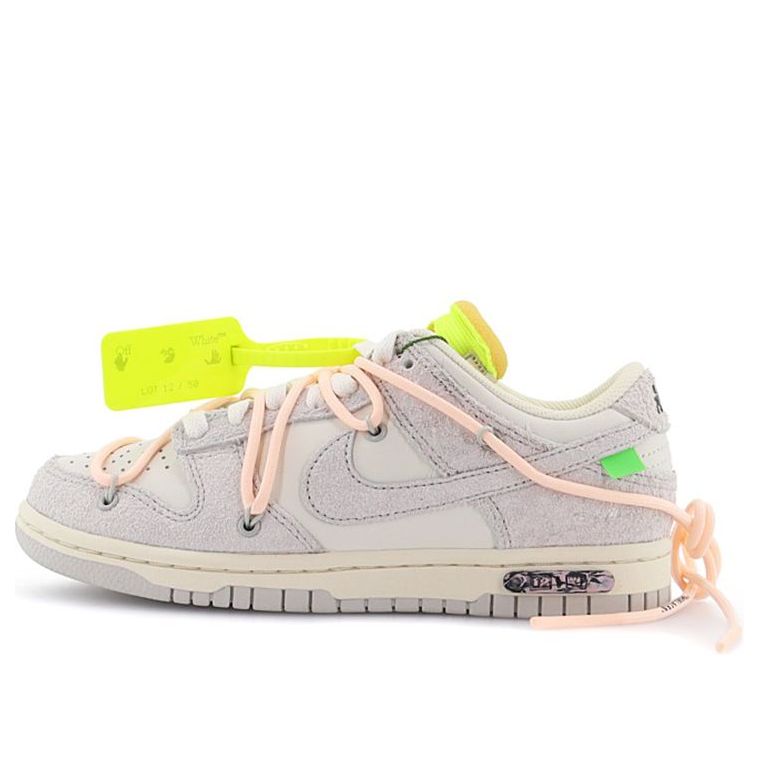 Nike Off-White x Dunk Low 'Lot 12 of 50'  DJ0950-100 Classic Sneakers