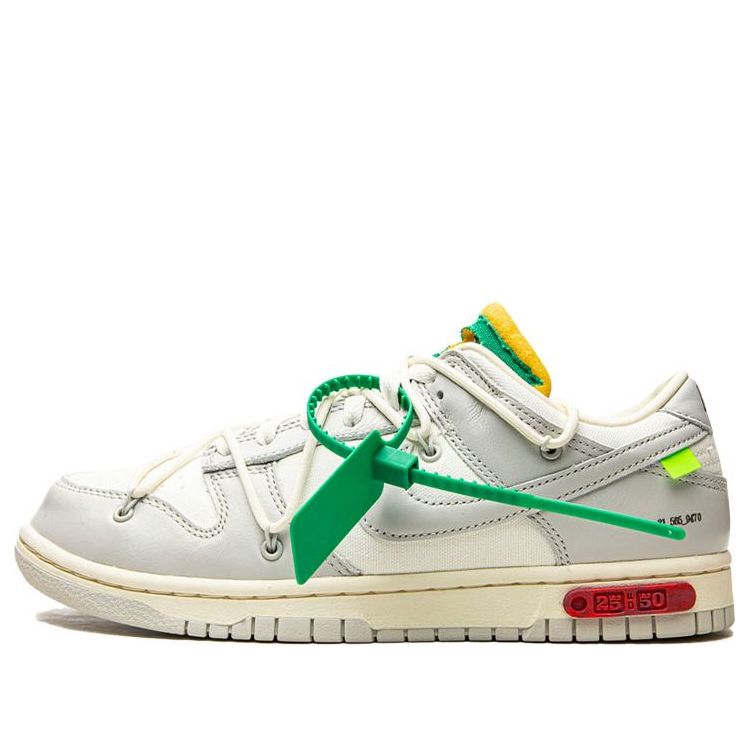 Nike Off-White x Dunk Low 'Lot 25 of 50'  DM1602-121 Classic Sneakers